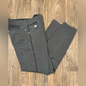 KUHL Radikl Men's Pants Size 32 X 32 - KLASSIK FIT Gray Outdoors Hiking